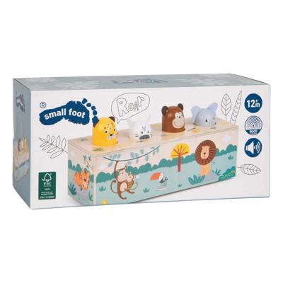 Small Foot - houten dansende dieren met geluiden safari fsc Small Foot - houten dansende dieren met geluiden safari fsc