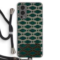 Moroccan tiles: OnePlus Nord 2 5G Transparant Hoesje met koord