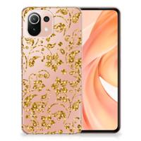 Xiaomi Mi 11 Lite | 11 Lite 5G NE | TPU Case | Gouden Bloemen