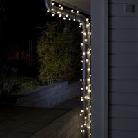Konstsmide Lichtsnoer voor buiten - 2700K Warm wit - 80 bolvormige LEDs - cherrylook - 6 meter - Kerstverlichting