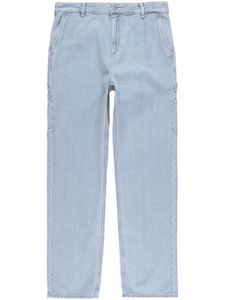 Carhartt WIP jean droit à taille mi-haute - Bleu
