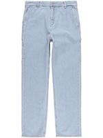 Carhartt WIP jean droit à taille mi-haute - Bleu