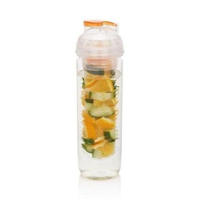 Loooqs - water fles met infuser oranje