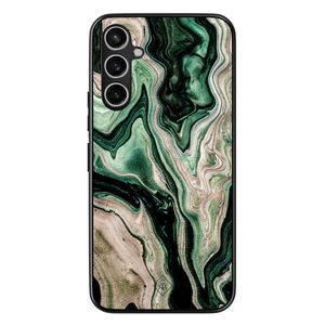 Samsung Galaxy A54 hoesje - Green waves