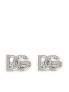 Dolce & Gabbana boutons de manchette à logo DG - Argent