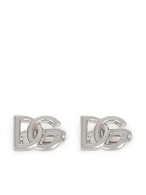 Dolce & Gabbana boutons de manchette à logo DG - Argent