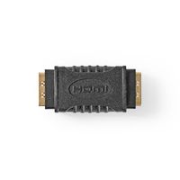 Nedis CVGB34900BK tussenstuk voor kabels HDMI Type A (Standard) HDMI Type A (Standaard) Zwart, Goud - thumbnail