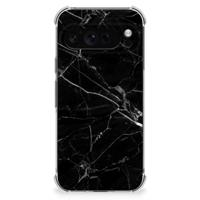 Google Pixel 9 Pro XL Anti-Shock Hoesje Marmer Zwart - Origineel Cadeau Vader