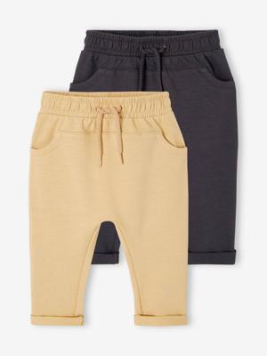 Set van 2 fleece broeken BASICS baby cappuccino