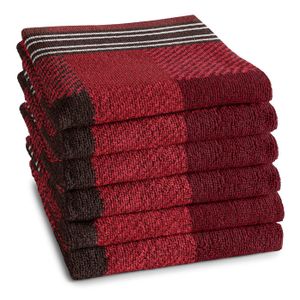 DDDDD Keukendoek Feller Red (6 stuks)