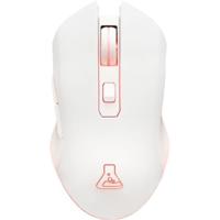 Draadloze gamingmuis - THE G-LAB - KULT HELIUM - RGB - 6400 DPI - 6 knoppen - Wit