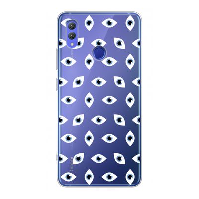 Eyes pattern: Honor Note 10 Transparant Hoesje