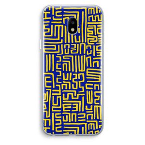 Majorelle Blue Print: Samsung Galaxy J3 (2017) Transparant Hoesje