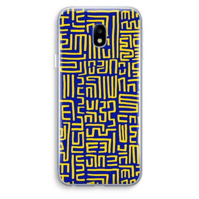 Majorelle Blue Print: Samsung Galaxy J3 (2017) Transparant Hoesje