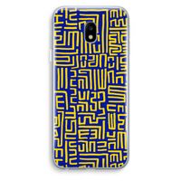 Majorelle Blue Print: Samsung Galaxy J3 (2017) Transparant Hoesje