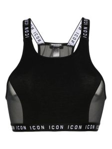 DSQUARED2 brassière de sport Be Icon - Noir