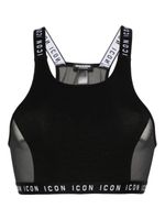 DSQUARED2 brassière de sport Be Icon - Noir - thumbnail