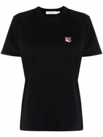 Maison Kitsuné t-shirt à patch logo - Noir