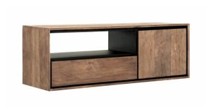 DTP Home Hangend TV-meubel Metropole Teakhout, 115cm - Naturel