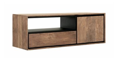 DTP Home Hangend TV-meubel 'Metropole' Teakhout, 115cm