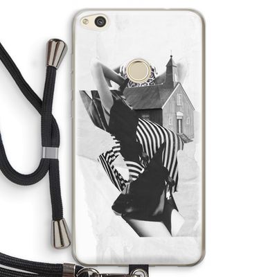 House: Huawei Ascend P8 Lite (2017) Transparant Hoesje met koord