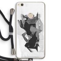 House: Huawei Ascend P8 Lite (2017) Transparant Hoesje met koord