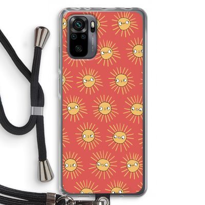 Zon: Xiaomi Redmi Note 10 Pro Transparant Hoesje met koord