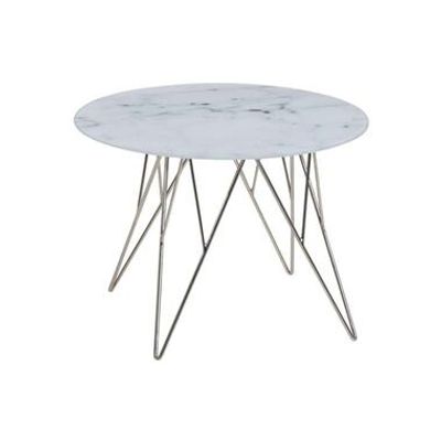 Salontafel Elvdal - glas - Ø80x45 cm