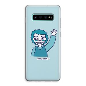 Zwaai: Samsung Galaxy S10 Plus Transparant Hoesje