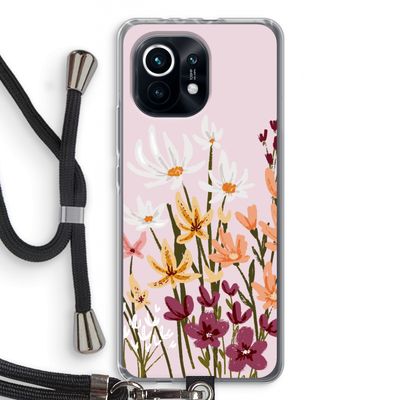 Painted wildflowers: Xiaomi Mi 11 Transparant Hoesje met koord