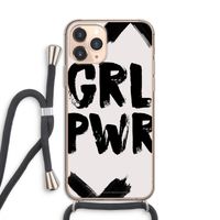 Girl Power #2: iPhone 11 Pro Transparant Hoesje met koord