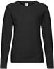 Fruit Of The Loom F315 Ladies´ Lightweight Raglan Sweat - Black - S