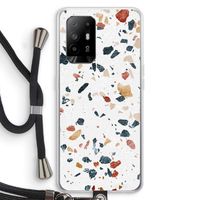 Terrazzo N°4: Oppo A95 5G Transparant Hoesje met koord Terrazzo N°4: Oppo A95 5G Transparant Hoesje met koord