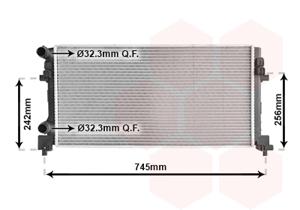 Van Wezel Radiateur 58012340