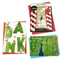 Wenskaart paperclip navulset overig 12 kaarten