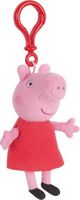Nickelodeon sleutelhanger Peppa Pig pluche rood 17 cm - thumbnail