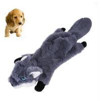 Hond speelgoed Bite slijtage-resistente vocale Molars huisdier pluche medium grote leveringen grootte: Large (Wolf)