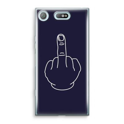 F**k U: Sony Xperia XZ1 Compact Transparant Hoesje