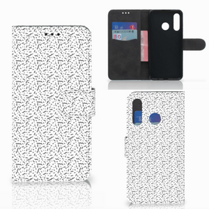 Huawei P30 Lite (2020) Telefoon Hoesje Stripes Dots