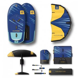 Unifiber Impulse 5’4 Board Met 3.5 Wing, 1600 Front Foil en Leash Pakket