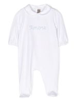 Little Bear body à slogan brodé - Blanc