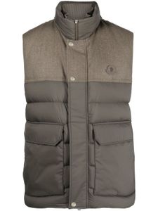 Moncler gilet Rance à design matelassé - Vert