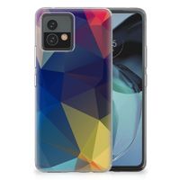 Motorola Moto G72 TPU Hoesje Polygon Dark - thumbnail