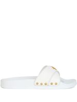 Giuseppe Zanotti claquettes Seki cloutées - Blanc