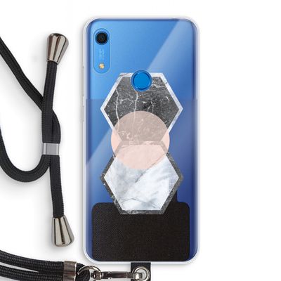 Creatieve toets: Huawei Y6s Transparant Hoesje met koord