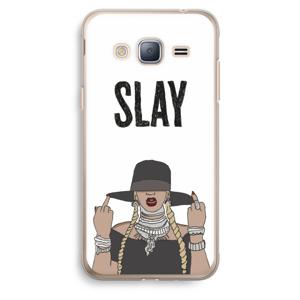 Slay All Day: Samsung Galaxy J3 (2016) Transparant Hoesje