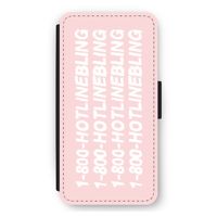 Hotline bling pink: iPhone 11 Flip Hoesje