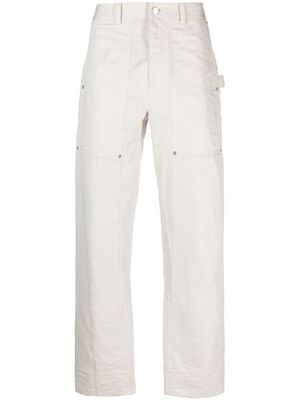 Helmut Lang pantalon Carpenter à coupe droite - Tons neutres