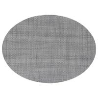Ovale placemat Maoli taupe kunststof 48 x 35 cm - Placemats