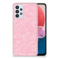 Samsung Galaxy A13 4G | TPU Case | White Flowers Samsung Galaxy A13 4G | TPU Case | White Flowers